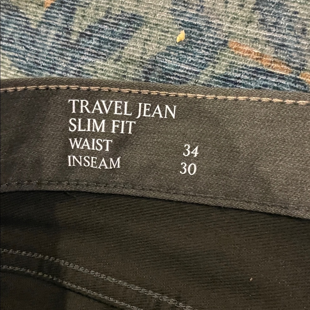 Banana Republic Dark Olive Travel Jean - Picture 3 of 9
